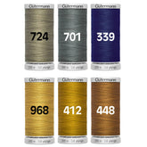 Gutermann super sterk naaigaren Set | 6x 100m | jeans kleuren naaigaren GM - 100 - SS - M782 - SET - JEAS